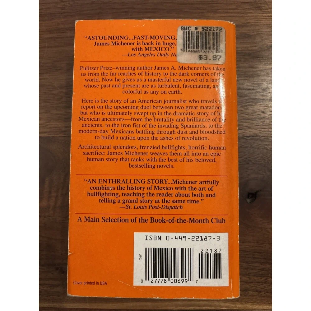 Mexico - James A.‎ Michener (1994, Paperback)